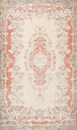 Machine Washable Contemporary Wheat Beige Rug, wshcon473