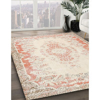 Contemporary Wheat Beige Modern Rug, con473