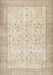 Contemporary Deep Peach Orange Modern Rug, con474