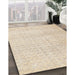 Contemporary Light French Beige Brown Modern Rug in Family Room, con475