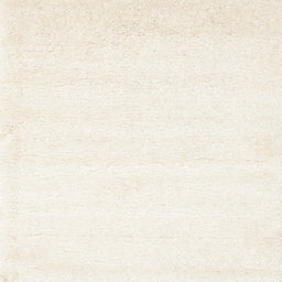 Square Contemporary Soft Ivory Beige Solid Rug, con476