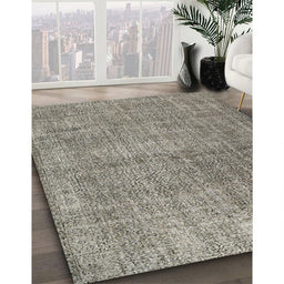 Contemporary Sage Green Modern Rug in Family Room, con479