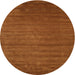 Sideview of Contemporary Mahogany Brown Modern Rug, con47