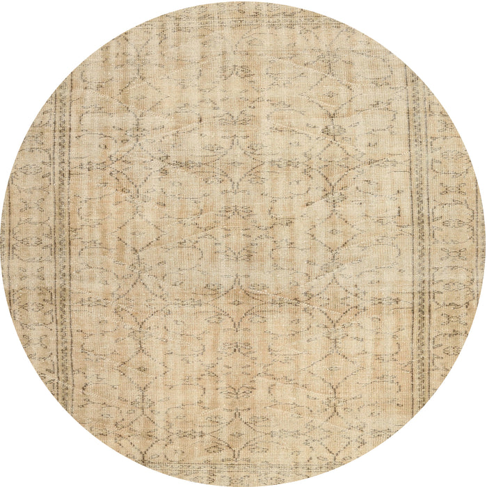 Square Machine Washable Contemporary Brown Gold Rug, wshcon480