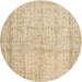 Square Machine Washable Contemporary Brown Gold Rug, wshcon480