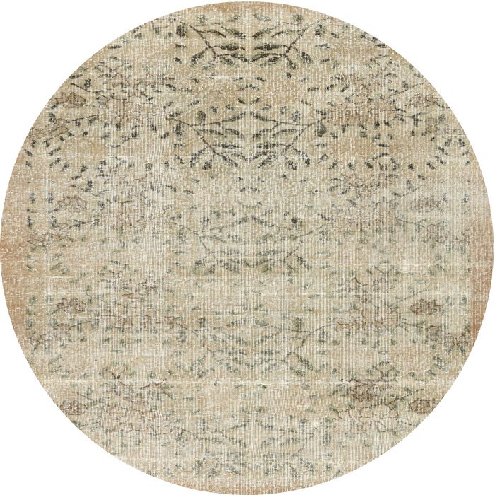 Sideview of Contemporary Desert Sand Beige Modern Rug, con482