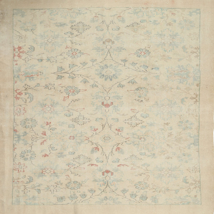 Square Contemporary Khaki Gold Modern Rug, con485