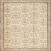 Sideview of Machine Washable Contemporary Khaki Gold Rug, wshcon486