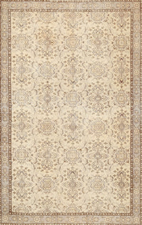 Machine Washable Contemporary Khaki Gold Rug, wshcon486