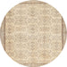 Sideview of Contemporary Khaki Gold Modern Rug, con486