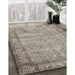 Machine Washable Contemporary Brown Rug in a Family Room, wshcon487