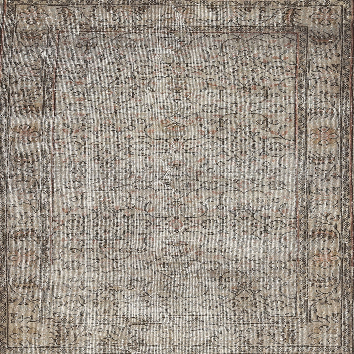 Square Contemporary Brown Modern Rug, con487