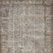 Sideview of Machine Washable Contemporary Brown Rug, wshcon487