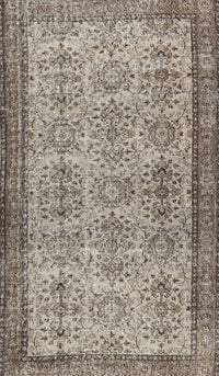 Machine Washable Contemporary Brown Rug, wshcon488