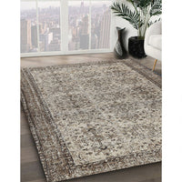 Contemporary Brown Modern Rug, con488