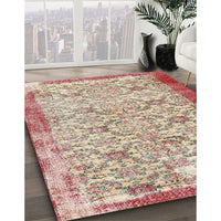 Contemporary Desert Sand Beige Modern Rug, con490