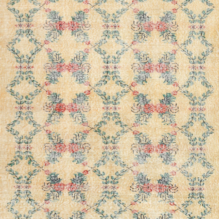 Contemporary Golden Blonde Gold Modern Rug, con495