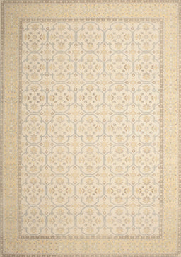 Machine Washable Contemporary Khaki Gold Rug, wshcon497