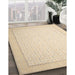 Contemporary Khaki Gold Modern Rug in Family Room, con497