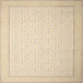 Square Contemporary Khaki Gold Modern Rug, con497