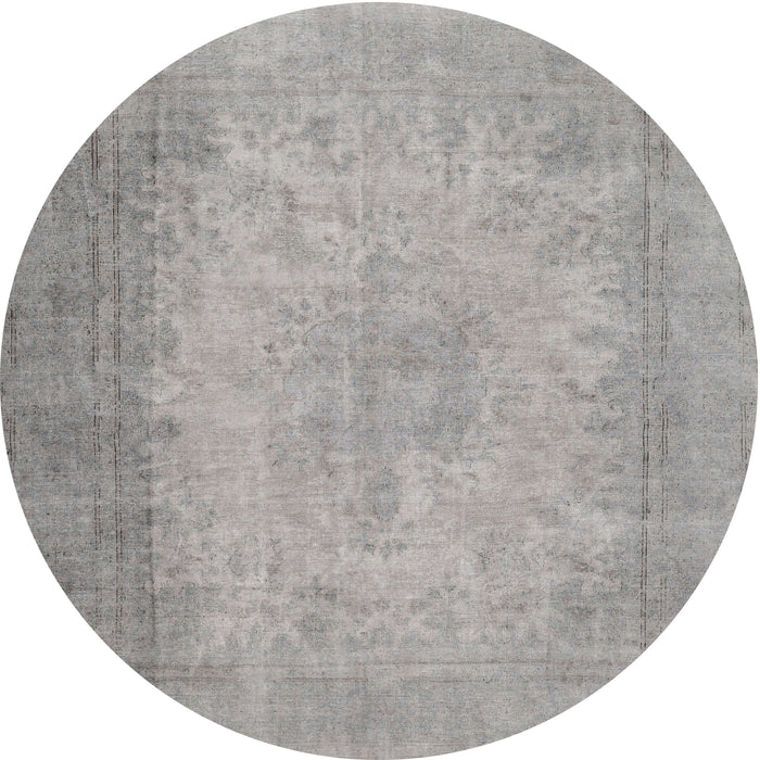 Sideview of Contemporary Gunmetal Gray Modern Rug, con498