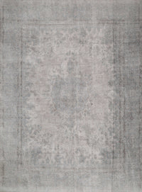 Machine Washable Contemporary Gunmetal Gray Rug, wshcon498