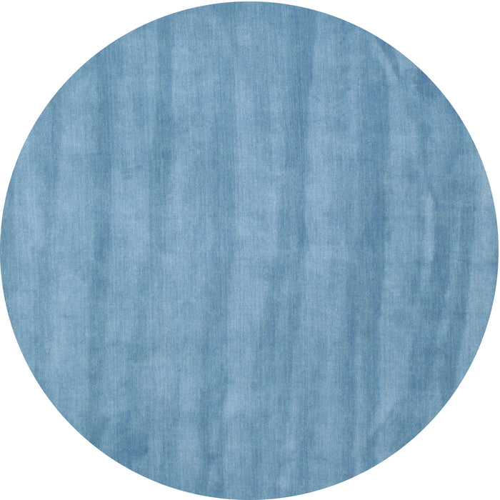 Square Machine Washable Contemporary Blue Rug, wshcon4