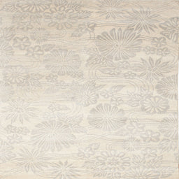 Sideview of Machine Washable Contemporary Gold Rug, wshcon500