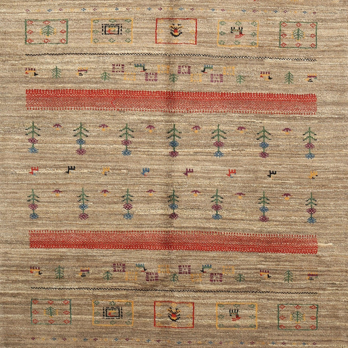 Contemporary Light Brown Modern Rug, con503