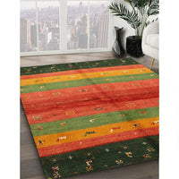 Contemporary Red Modern Rug, con506