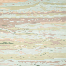 Square Contemporary Brown Modern Rug, con507