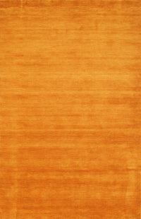 Machine Washable Contemporary Dark Orange Rug, wshcon50