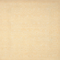 Sideview of Machine Washable Contemporary Sun Yellow Rug, wshcon511