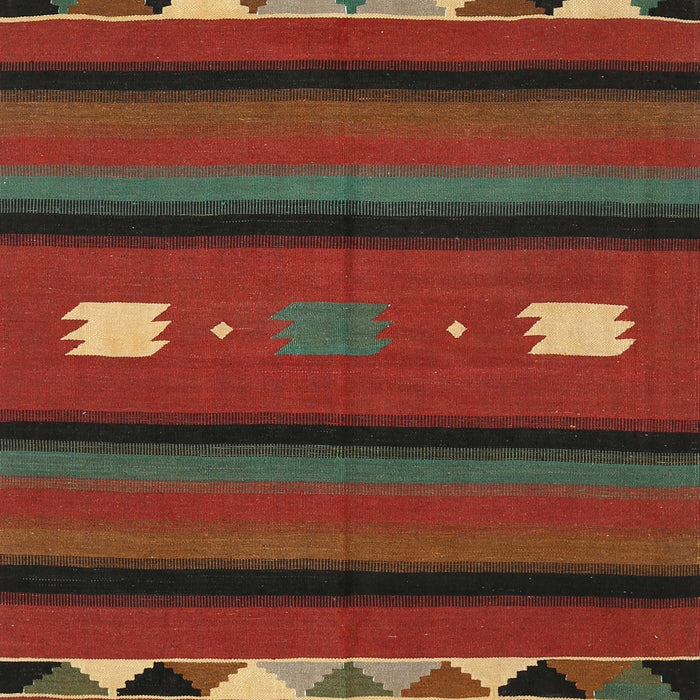 Contemporary Reddish Brown Oriental Rug, con513