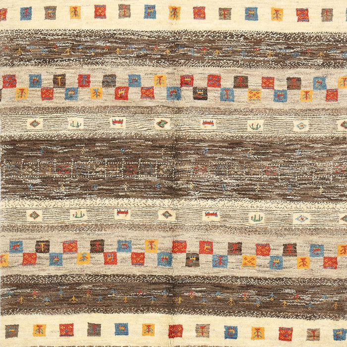 Machine Washable Contemporary Sienna Brown Rug, wshcon514