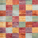 Sideview of Machine Washable Contemporary Red Rug, wshcon517