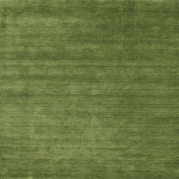 Square Contemporary Seaweed Green Modern Rug, con51