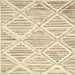 Square Contemporary Golden Blonde Gold Modern Rug, con520