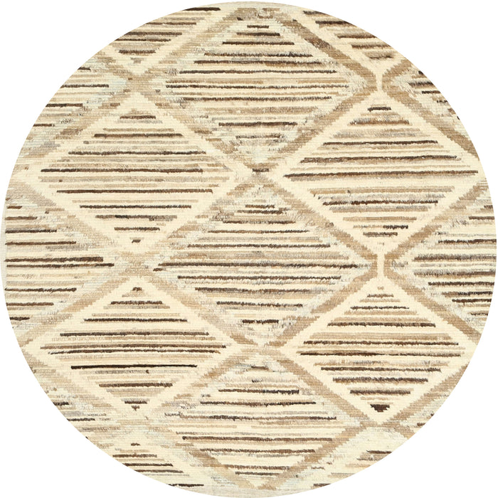 Sideview of Contemporary Golden Blonde Gold Modern Rug, con520