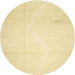 Sideview of Contemporary Sun Yellow Solid Rug, con523