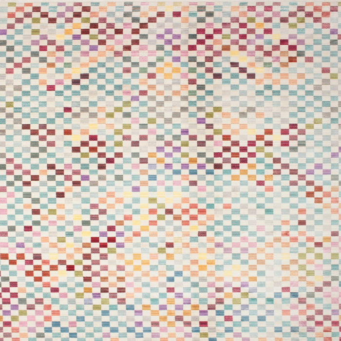 Square Contemporary Gold Modern Rug, con528