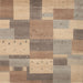 Sideview of Machine Washable Contemporary Dark Almond Brown Rug, wshcon529