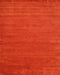 Contemporary Neon Red Modern Rug, con52