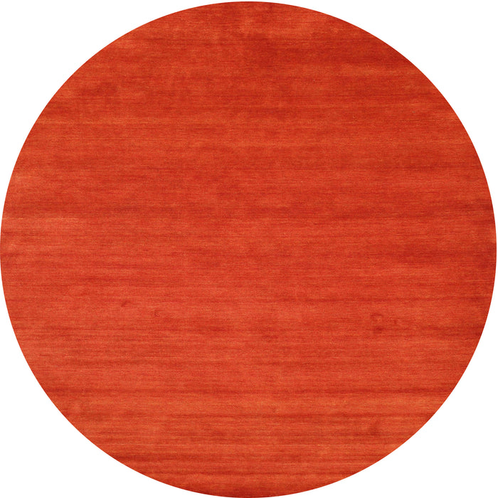 Square Machine Washable Contemporary Neon Red Rug, wshcon52