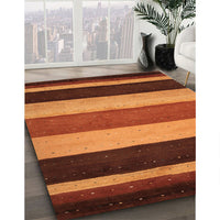 Contemporary Saffron Red Modern Rug, con530