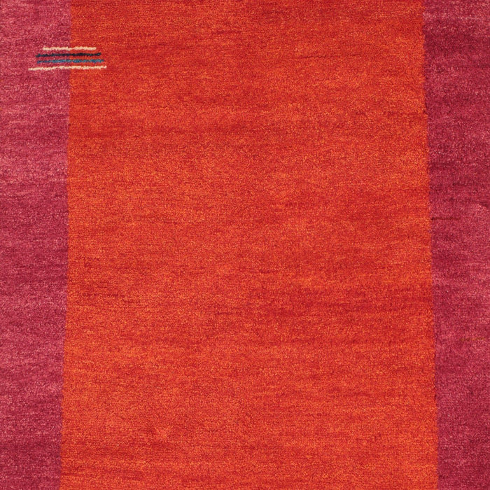 Machine Washable Contemporary Red Rug, wshcon531