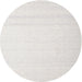 Square Machine Washable Contemporary Dark White Beige Rug, wshcon533