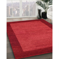 Contemporary Red Modern Rug, con534