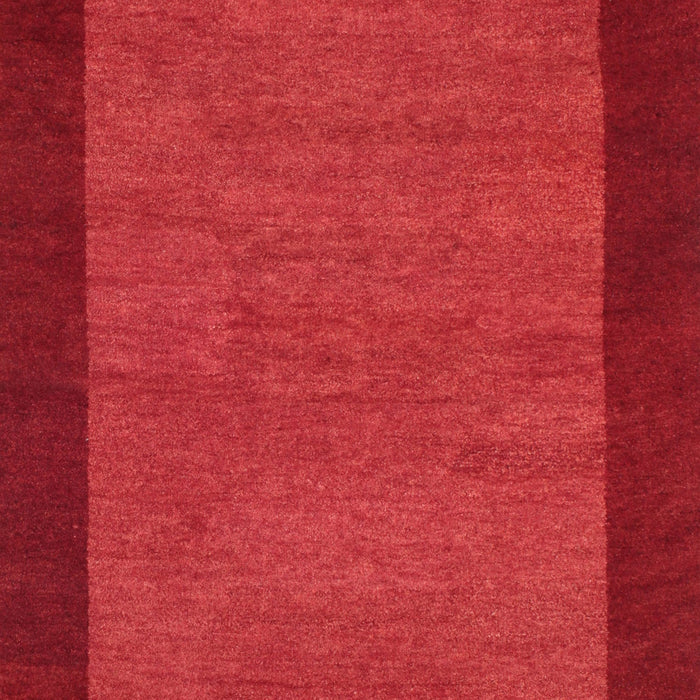 Machine Washable Contemporary Red Rug, wshcon534