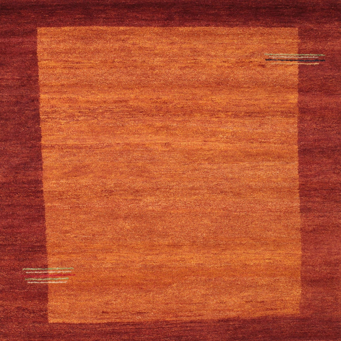 Sideview of Machine Washable Contemporary Neon Red Rug, wshcon535